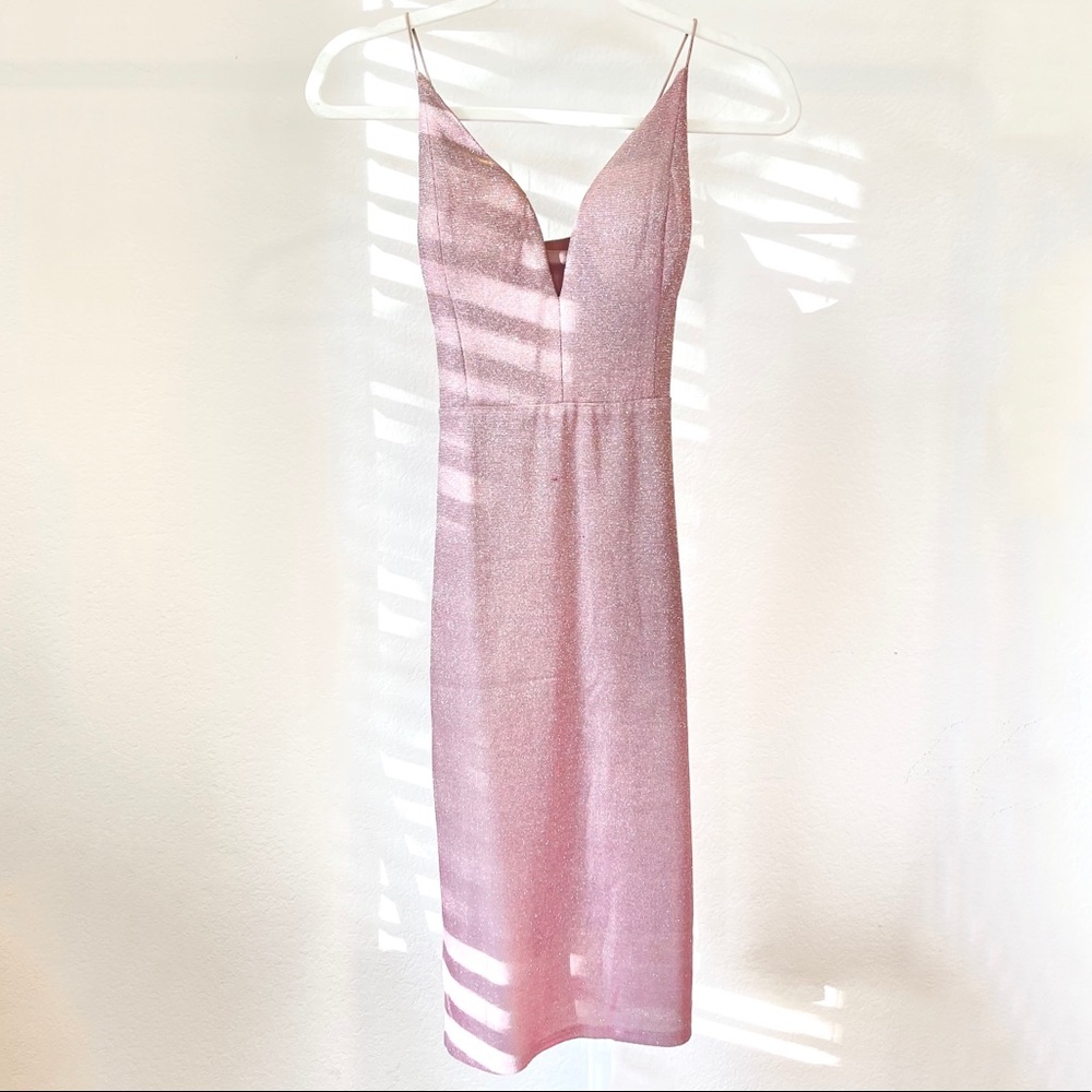 Pink Blush Sparkly Dress